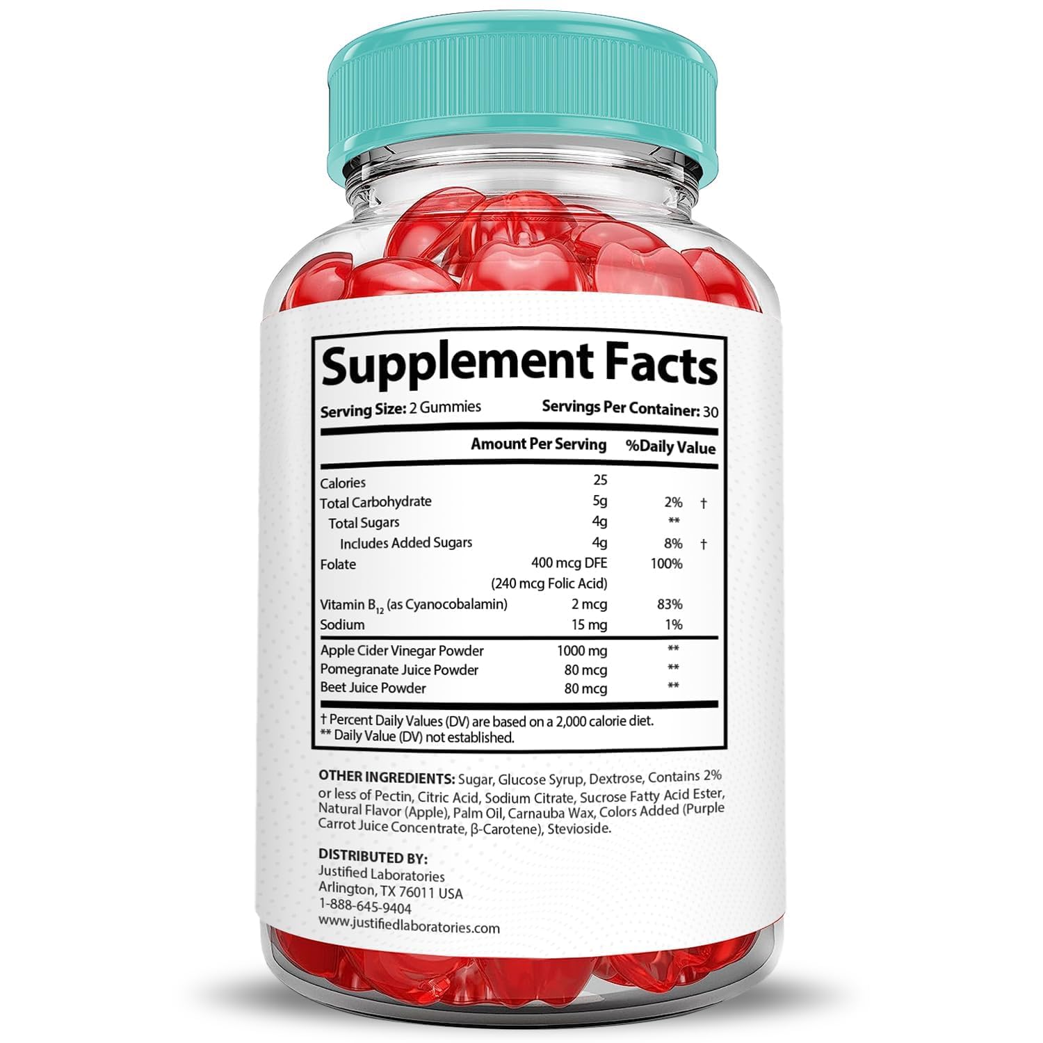 Justified Laboratories Ketosophy Gummies, duo-pack, intégration facile à la routine.