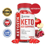 Gommes Ketosyn rouges prêtes à croquer avec un goût riche.