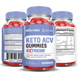 Prise quotidienne rapide des Gommes Microbio Keto ACV Justified Laboratories