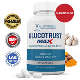 Pack 5 Glucotrust Max – emballage pratique pour plusieurs semaines de suppléments.