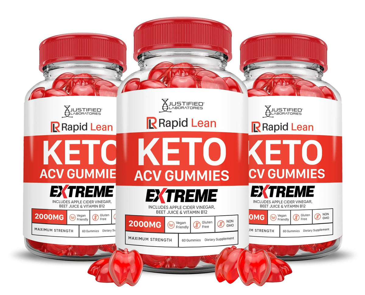 Justified Laboratories Rapid Lean Gummies - bouteille pratique pour votre routine quotidienne.