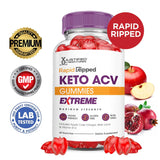 Ingrédients des gommes Rapid Ripped incluant betterave et grenade
