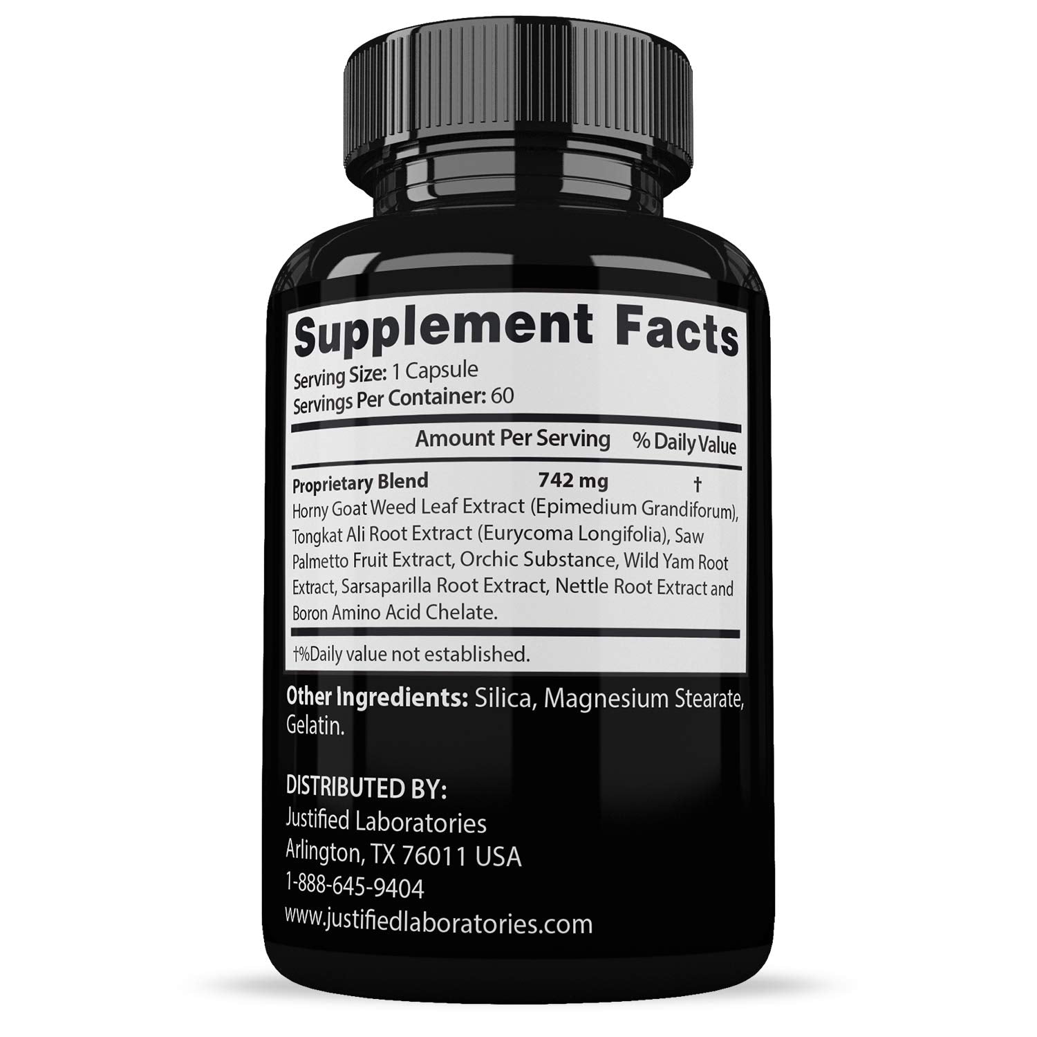 Justified Laboratories Savage Grow 742MG – boîte et emballage visibles pour présentation produit.