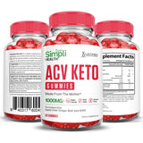 Justified Laboratories Simpli Health Keto ACV Gummies usage quotidien simple: easy to take.