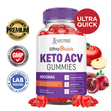 Ingrédients: poudre de grenade et betterave dans les gommes Justified Laboratories Ultra Quick Keto ACV.