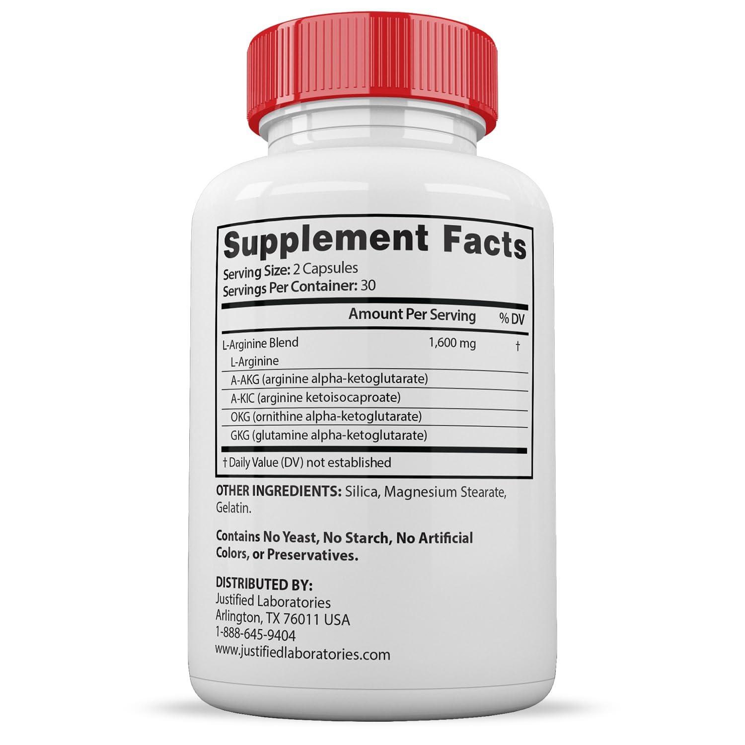 Justified Laboratories Vital Grow XL Extreme: emballage premium reflétant la formule de qualité.