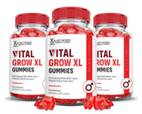 Justified Laboratories Vital Grow XL Gummies pack-shot montrant l'emballage pratique pour une routine quotidienne