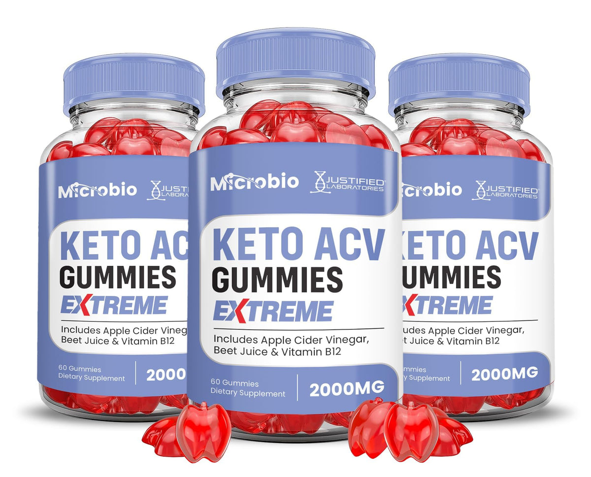 Justified Laboratories Microbio Keto ACV Extreme – emballage clair et pratique pour votre routine.