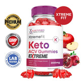 Goût fruité des gommes Xtreme Fit Keto prêtes à être dégustées