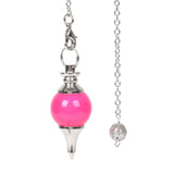 Pendule Justinstones en agate rose, outil de radiesthésie et intuition.