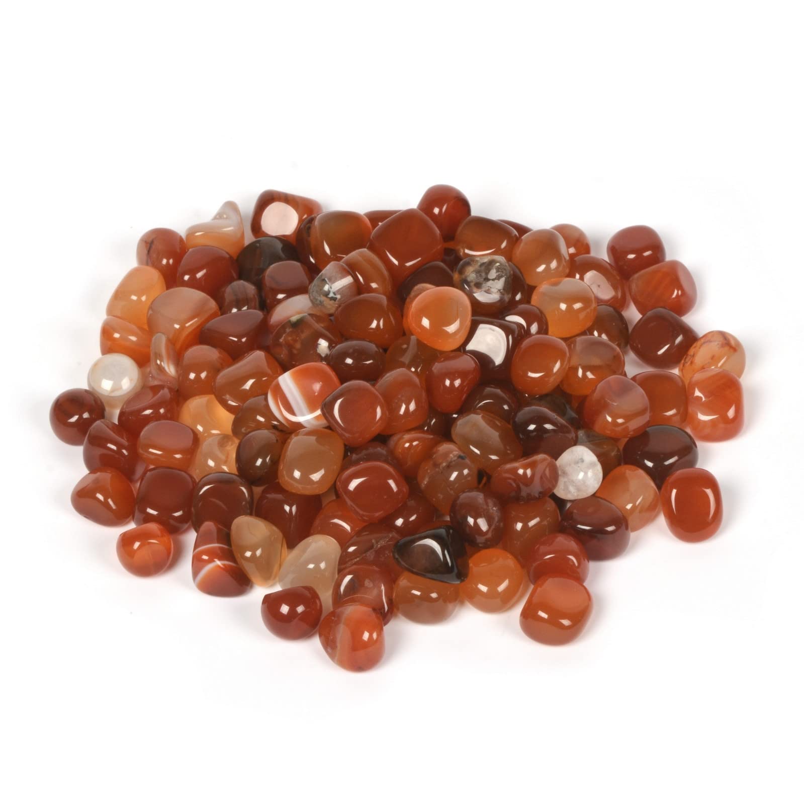 Justinstones agate rouge – pierre roulée 100 g, décor naturelle et apaisante.