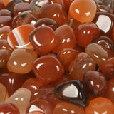 Justinstones agate rouge – pierre roulée décorative pour ambiance zen et chaleureuse.