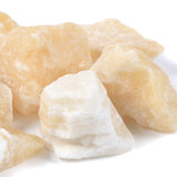 Justinstones calcite polie — texture satinée révélant couleurs, idéale pour collection.