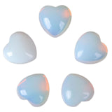 Justinstones: ensemble de 5 cœurs opalite, cadeau idéal et accessoire apaisant.