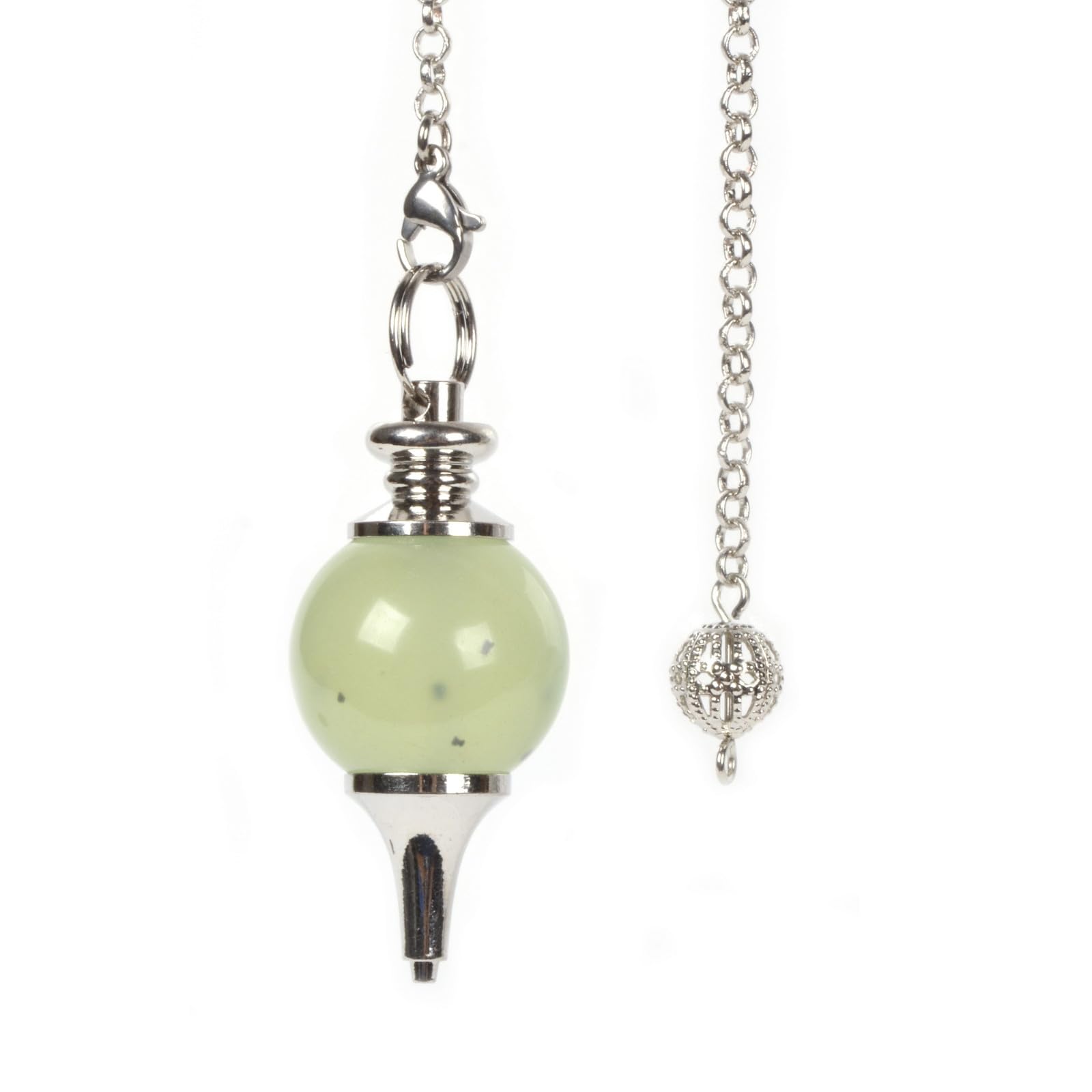 Justinstones pendule Xinshan Jade pour divination et équilibre énergétique.