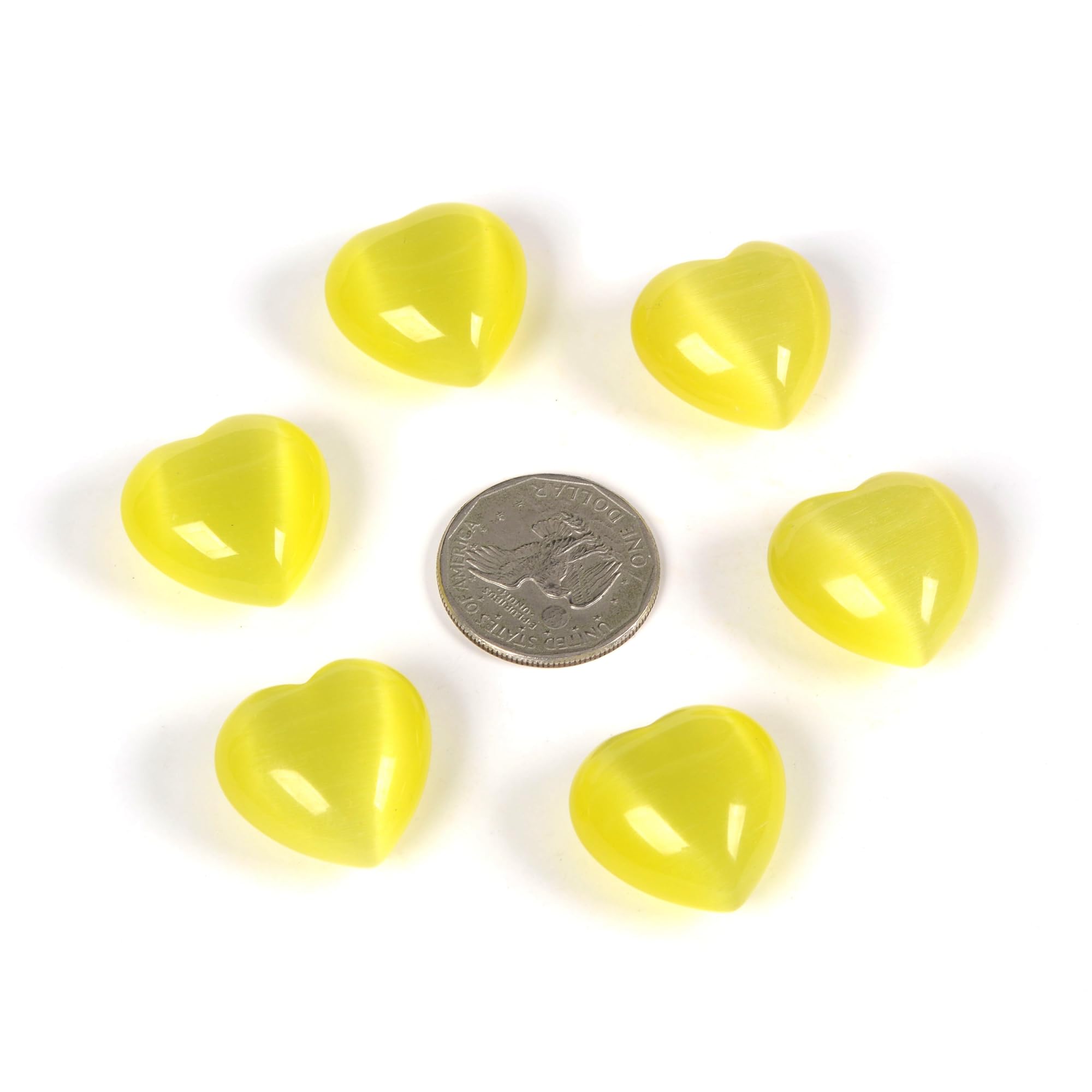 Justinstones pierre cœur jaune – pratique pour méditation et équilibre émotionnel.