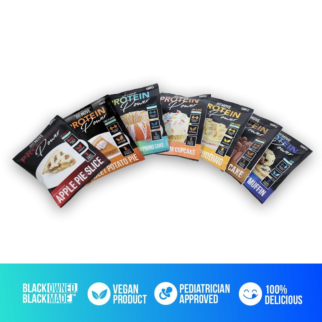 Just Move Protein: sachets monodose pratiques pour des boissons rapides.