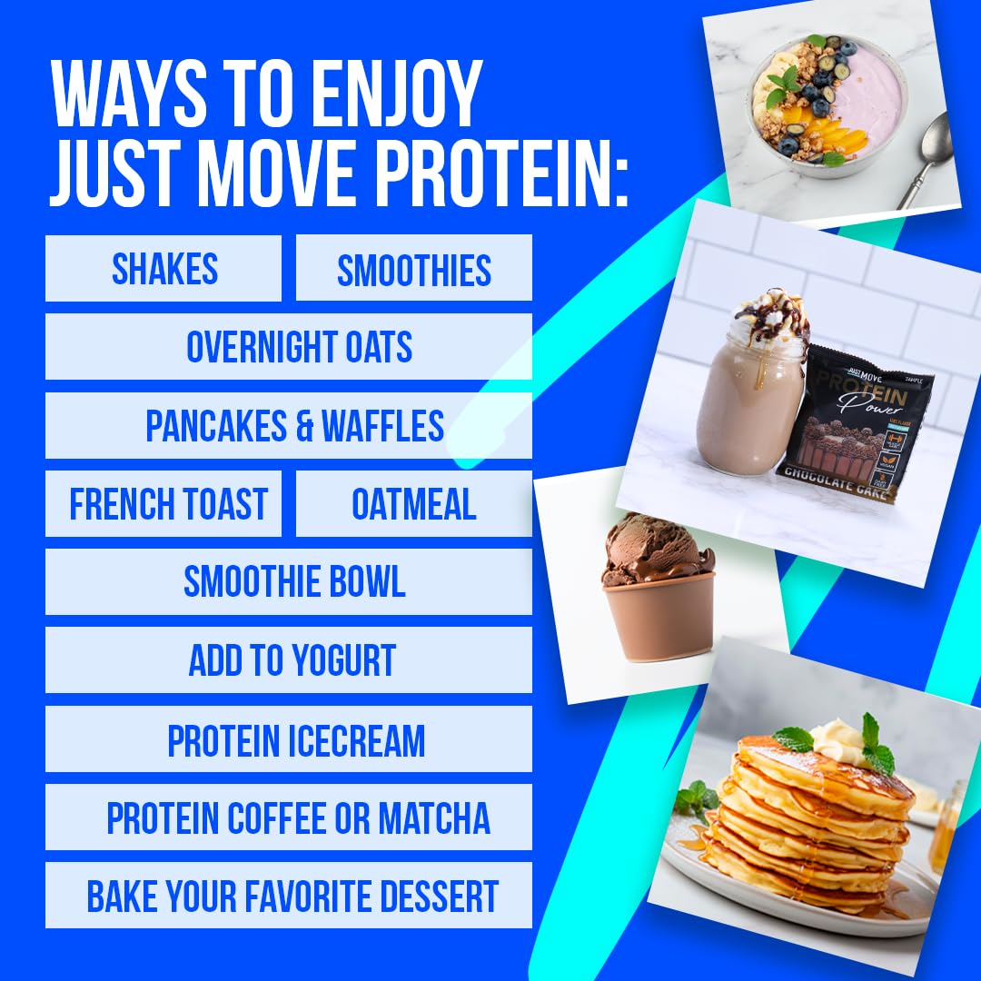 Just Move Protein: saveur vanille coco, goût doux et équilibré.