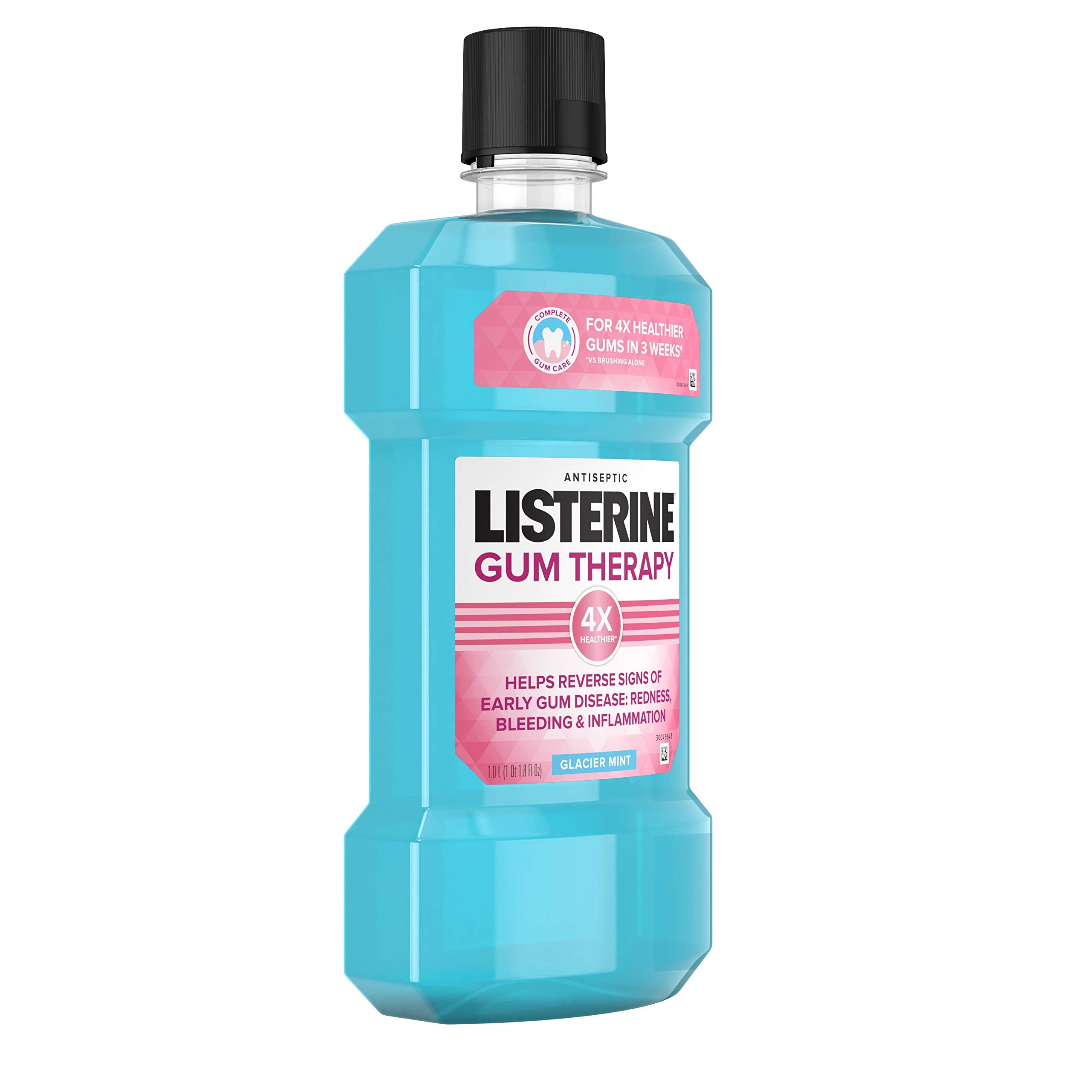 JUSTSWAGDDEEFF Listerine thérapie-gencives, vue avant du pack de 3