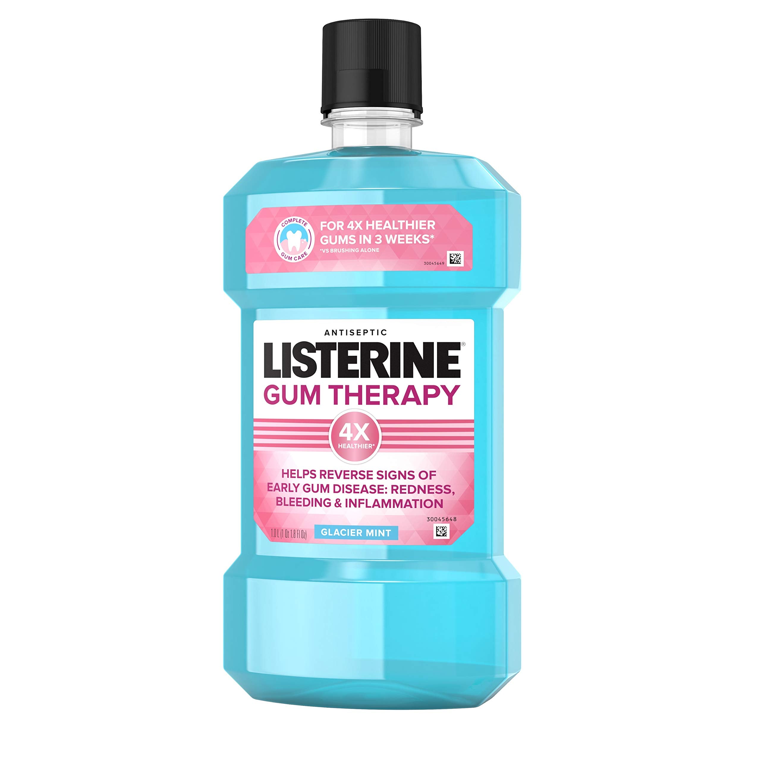 JUSTSWAGDDEEFF Listerine thérapie-gencives, pack3 pratique pour toute la famille