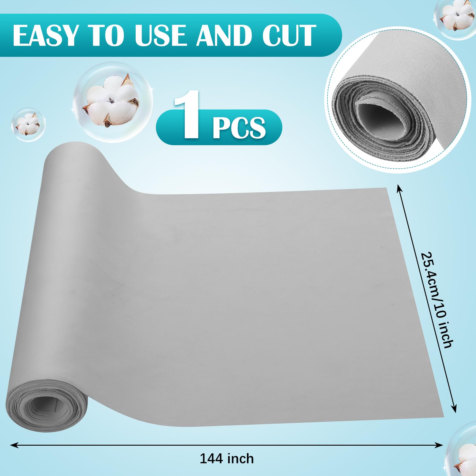 Détail du tissu double couche Jutom, absorption élevée pour la peau.
