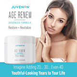 Capsules AgeRenew en gros plan, facilité d’intégration à votre routine quotidienne.