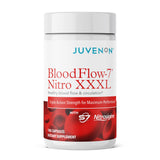 Juvenon BloodFlow-7 Bouteille illustrant la pompe musculaire pendant l'entraînement