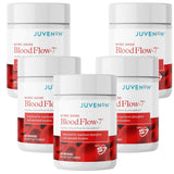 BloodFlow-7: bouteille visible avec étiquette, soutien potentiel à la circulation et à l'énergie.