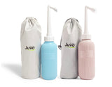 Juvo Peri Bottle Kit bouteille douche portable bleu-rose prête pour les voyages et le quotidien
