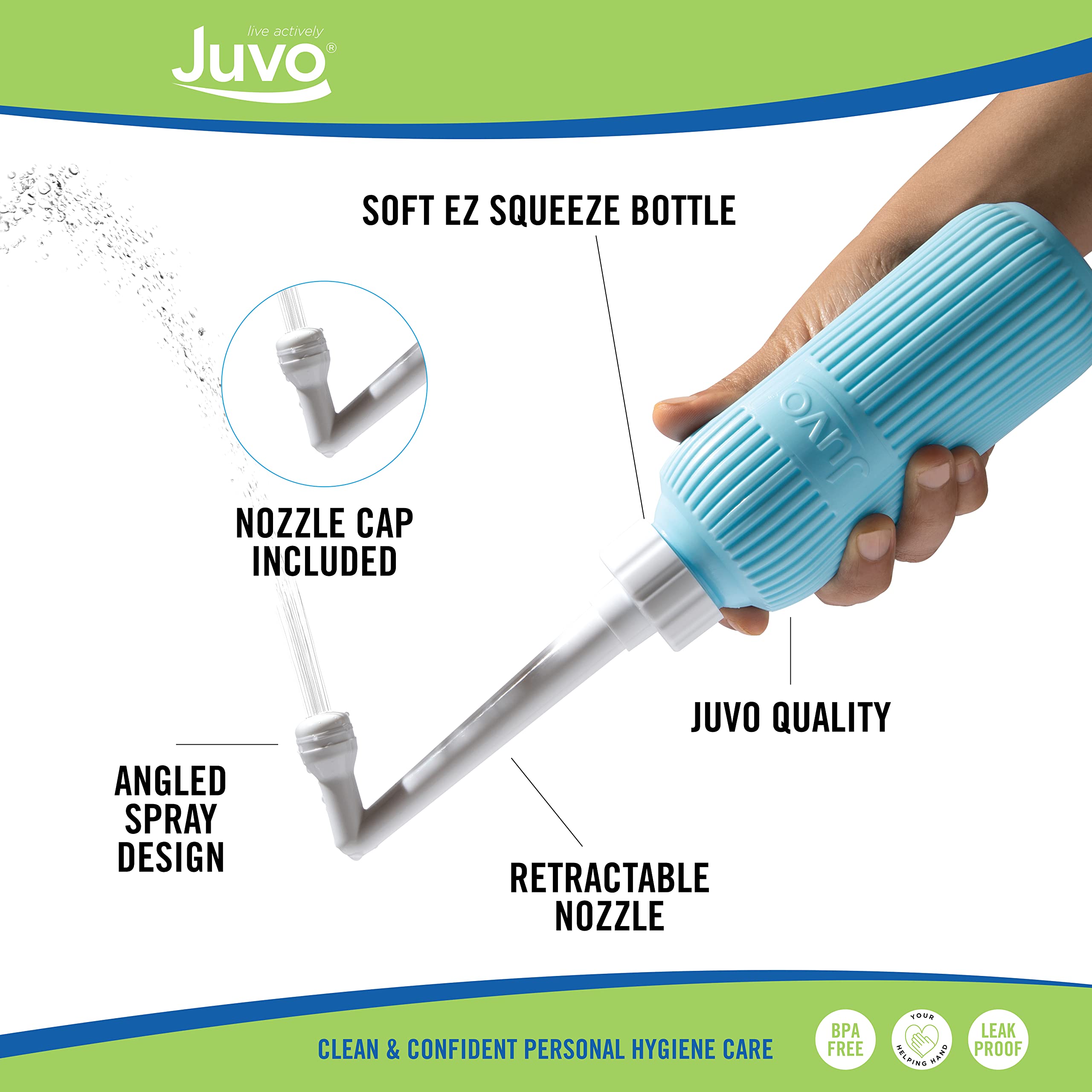 Juvo Peri Bottle Kit bras angle extension pour accéder facilement à toutes les zones