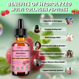 JUIWEFKK bouteille-collagene organique soutient cheveux et ongles.