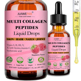 JUIWEFKK flacon-gouttes collagene pour peau hydratée et épanouie.