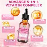 Formule 5-en-1 B12 JUIWEFKK: B1, B6, B3, Folate et Niacine.