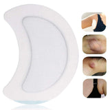 Pansement lymph Juztec sur le cou, utilisation potentielle et confort.