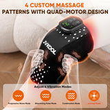 JVKOOL Genou: chauffage rechargeable pour utilisation sans fil en déplacement.
