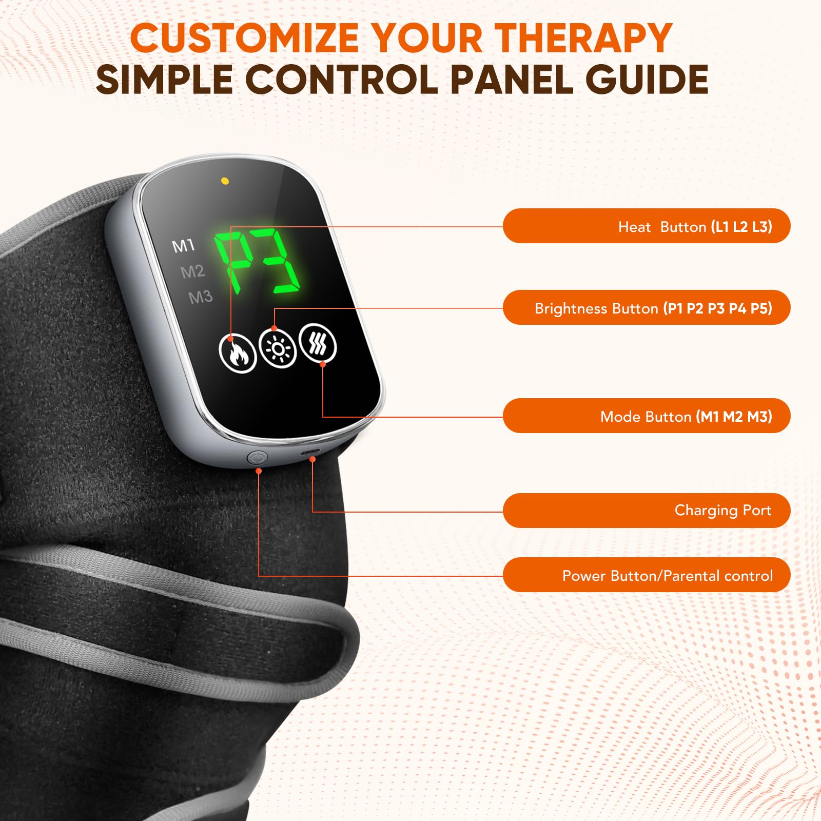 JVKOOL Genou Massager, étui inclus pour rangement et cadeau pratique