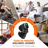 JVKOOL Genou Massager, autonomie en mode puissance pour longues sessions quotidiennes