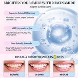 JWBVCTCR dentifrice Niacinamide – ingrédients sans fluorure pour une douceur buccale.