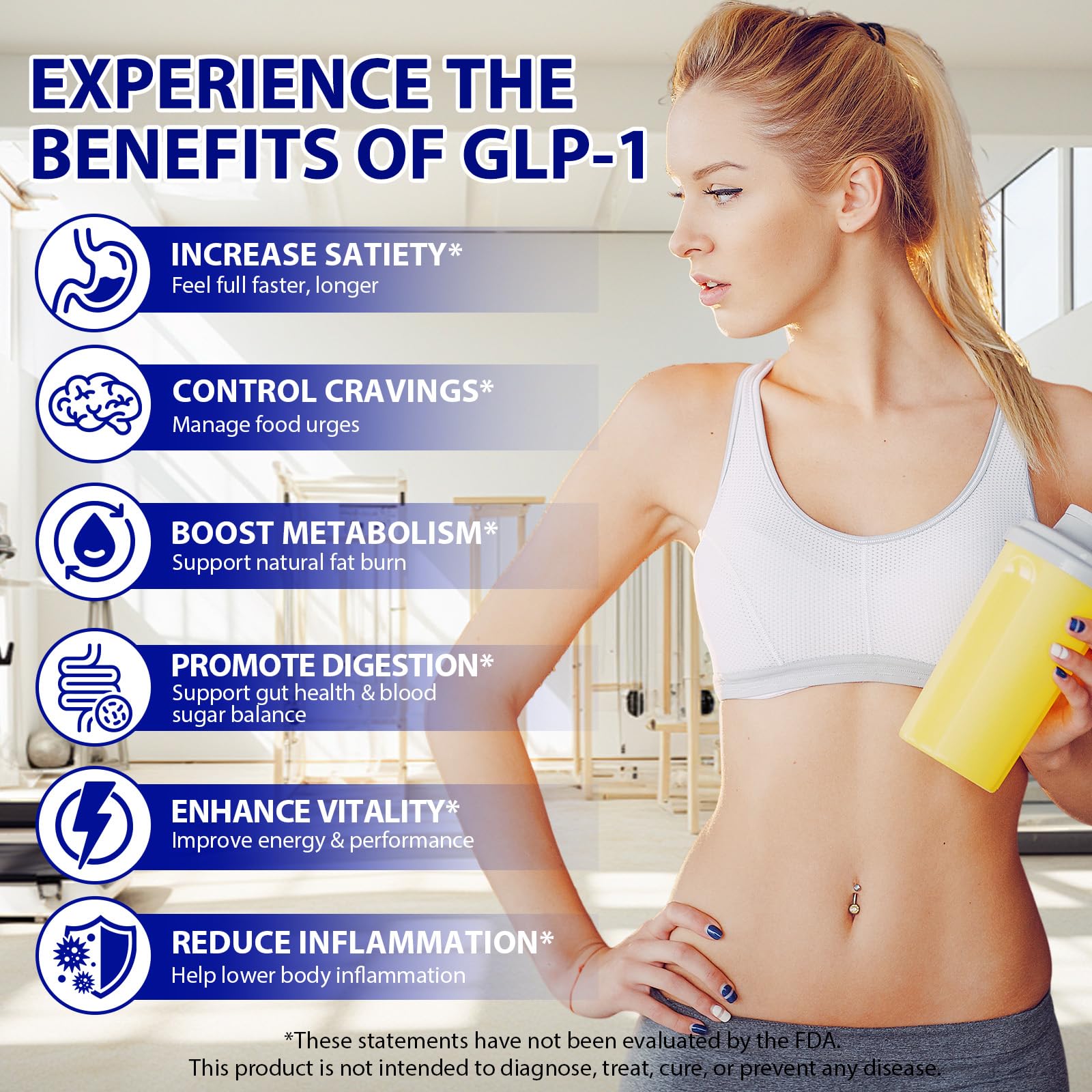 Capsules JWUOCBF GLP-1 prêtes à être intégrées à votre routine.