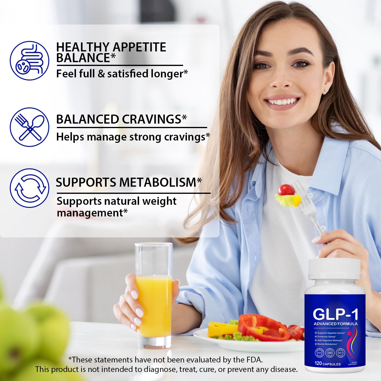 Étiquette sans OGM et sans gluten JWUOCBF GLP-1.
