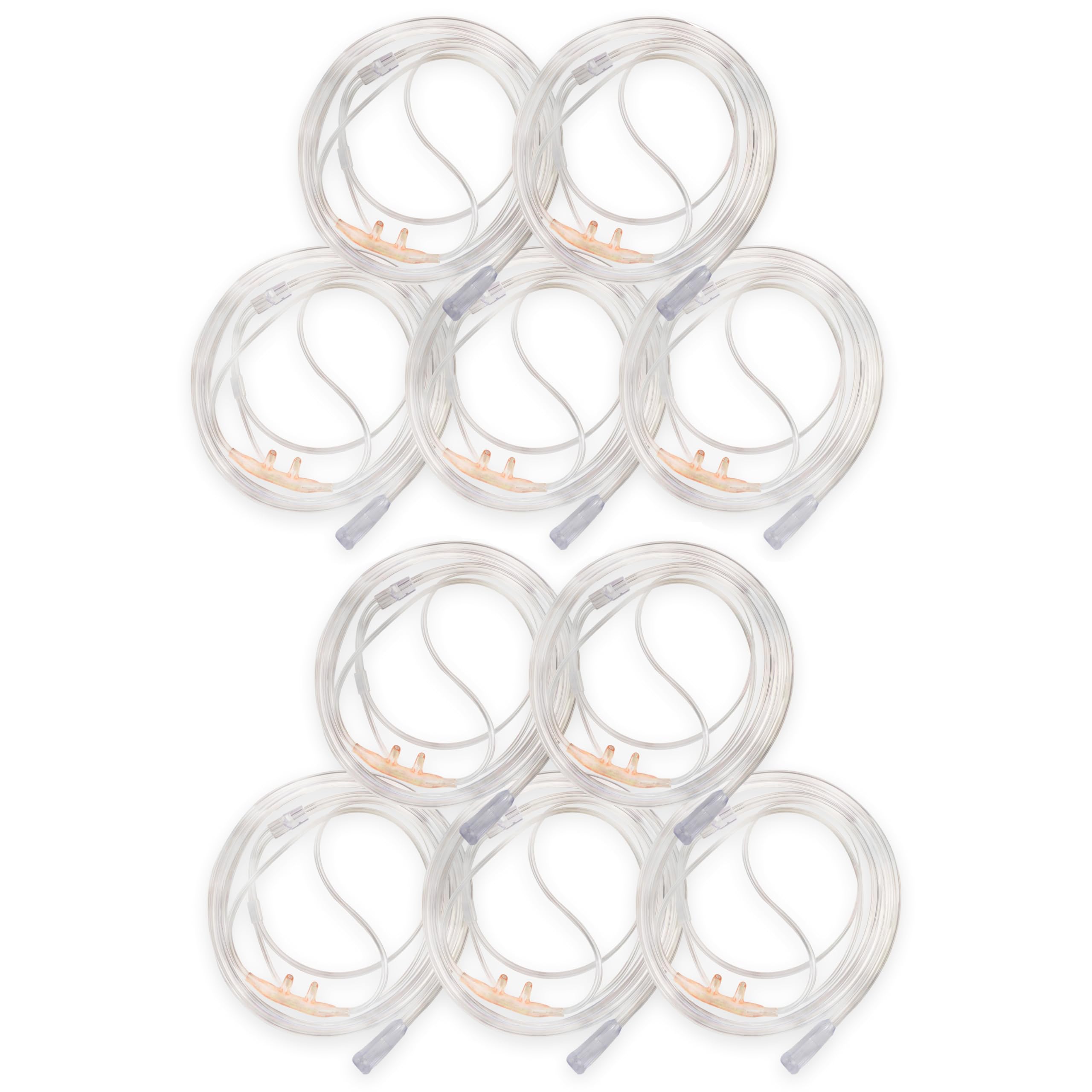 Cannule nasale JWYN pour adultes, style Salter, connecteur trompette, confort durable et débit fiable.