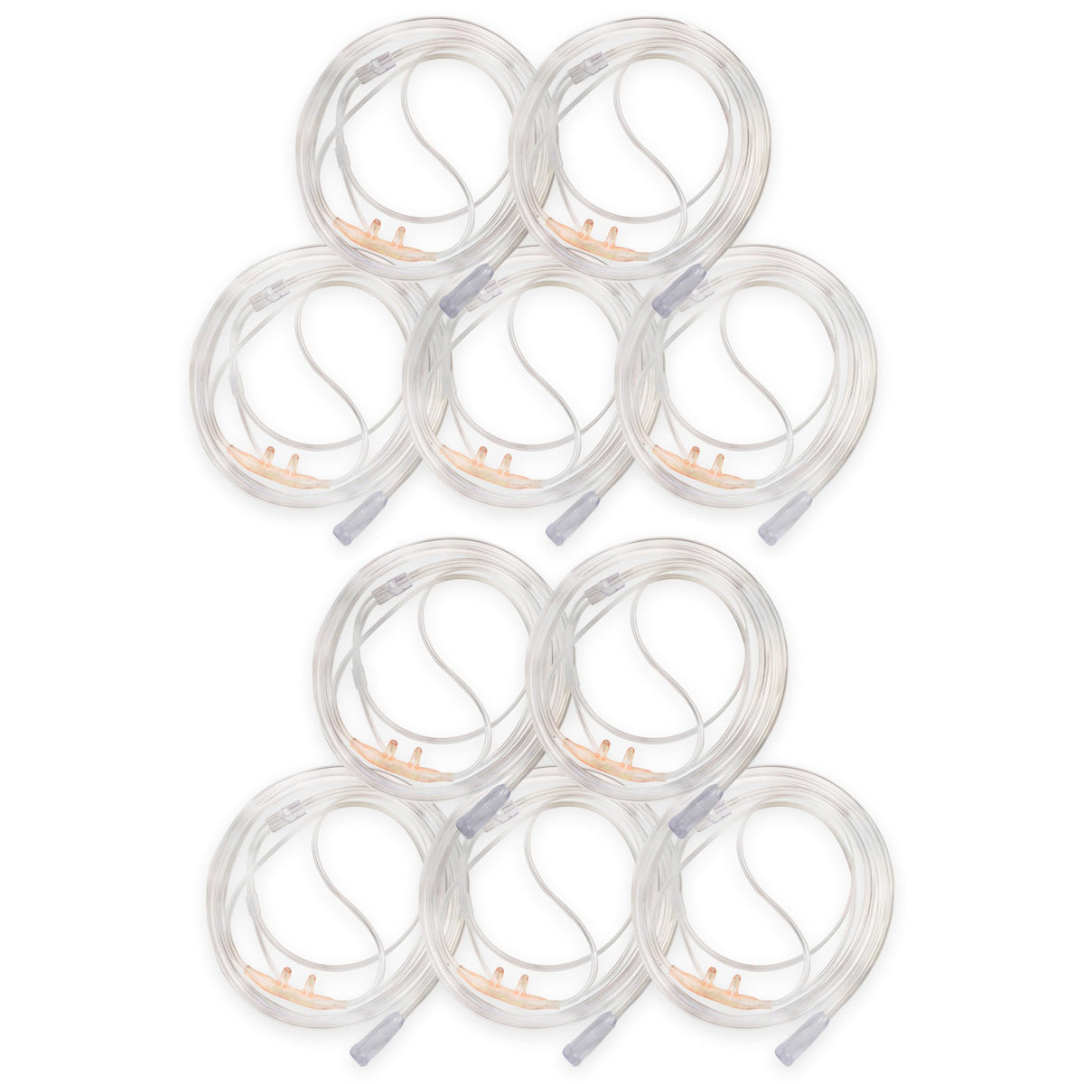 Cannule nasale JWYN pour adultes, style Salter, connecteur trompette, confort durable et débit fiable.