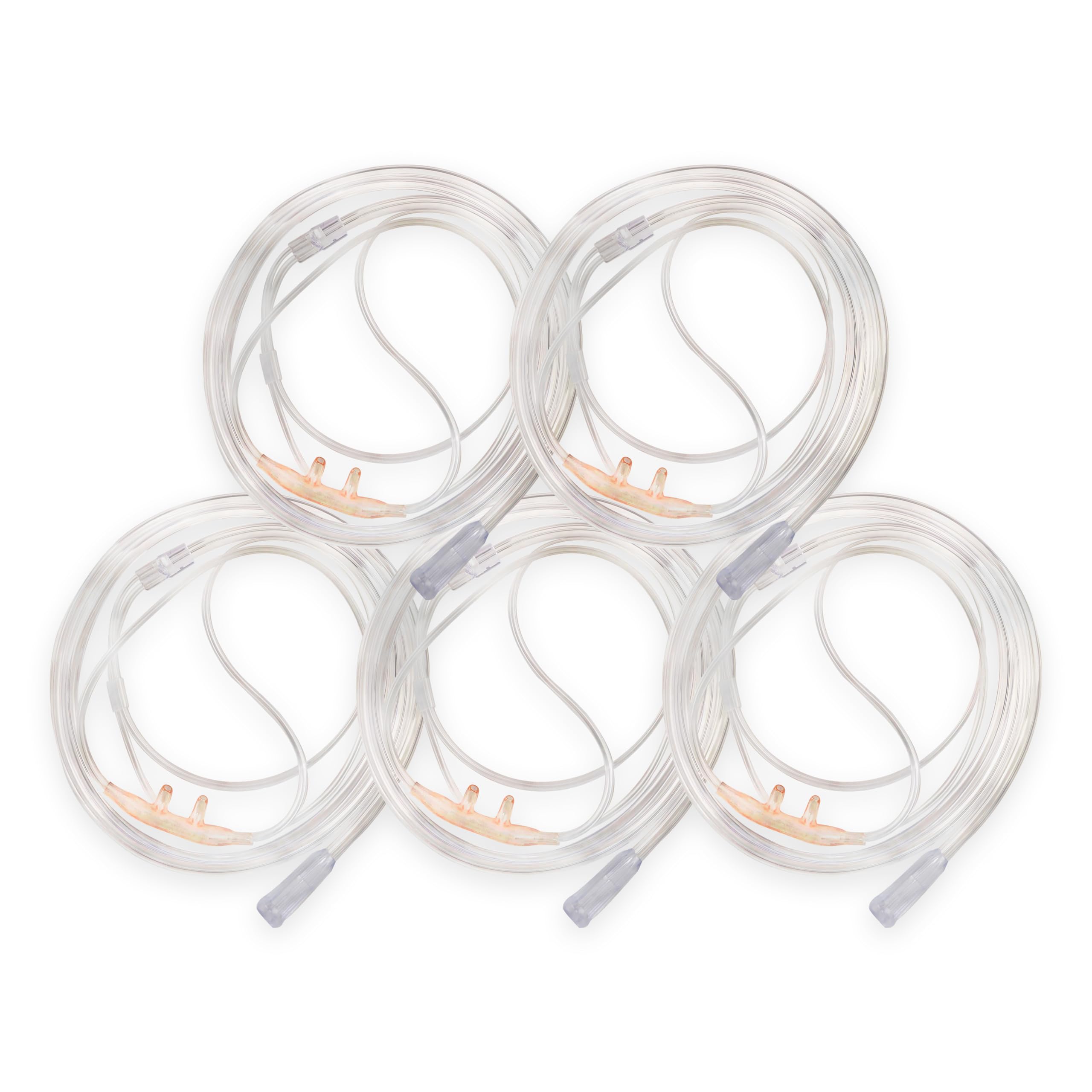 Cannule nasale JWYN avec connecteur trompette, 50 pieds pour un flux continu et pratique.