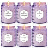 Bougie JXDLSQ ensemble 6 parfums pour ambiance relaxante et durable.