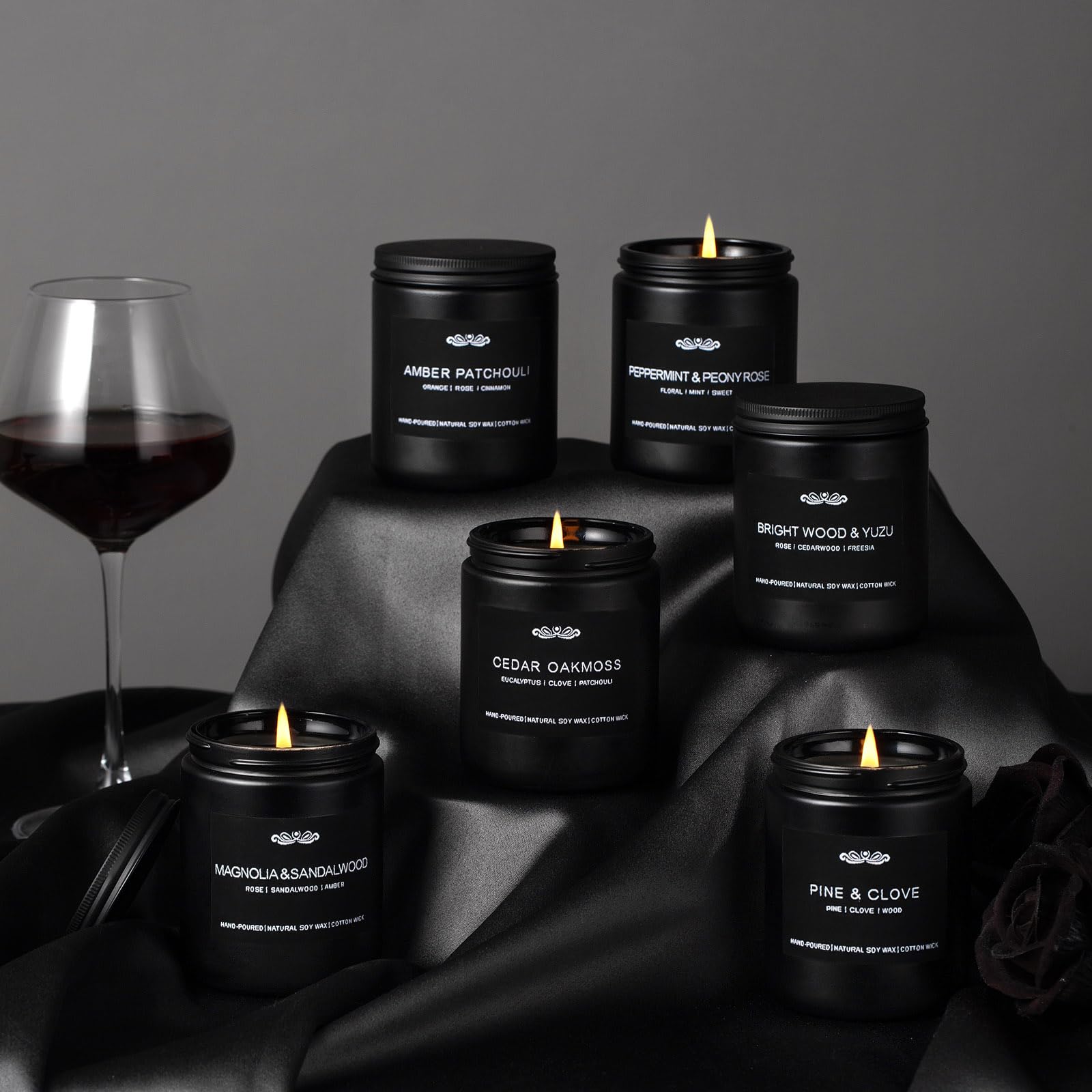 Bougies JXDLSQ pour une ambiance cosy pendant étude, bain ou lecture.
