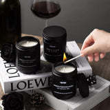 Bougies JXDLSQ aux fragrances boisées pour une atmosphère chaleureuse et conviviale.