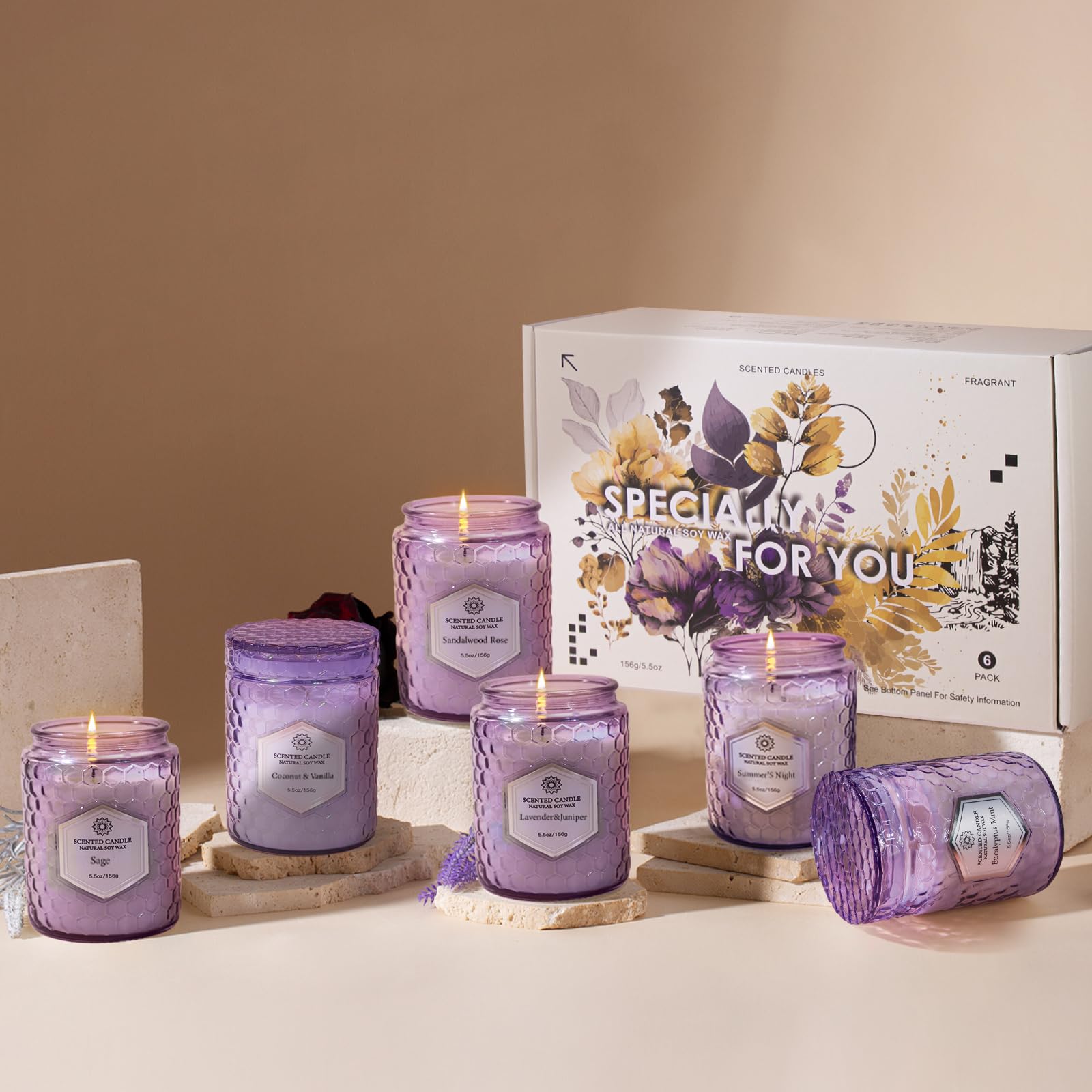 Bougie JXDLSQ Nuits d ete pour soirées cosy.