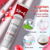 JYEOUX SP-6 dentifrice – action blanchissante sans peroxyde.