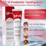 JYEOUX SP-6 dentifrice – emballage soigné et sans fluorure.