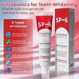 Texture crème de JYEOUX SP-6 dentifrice pour un brossage doux.